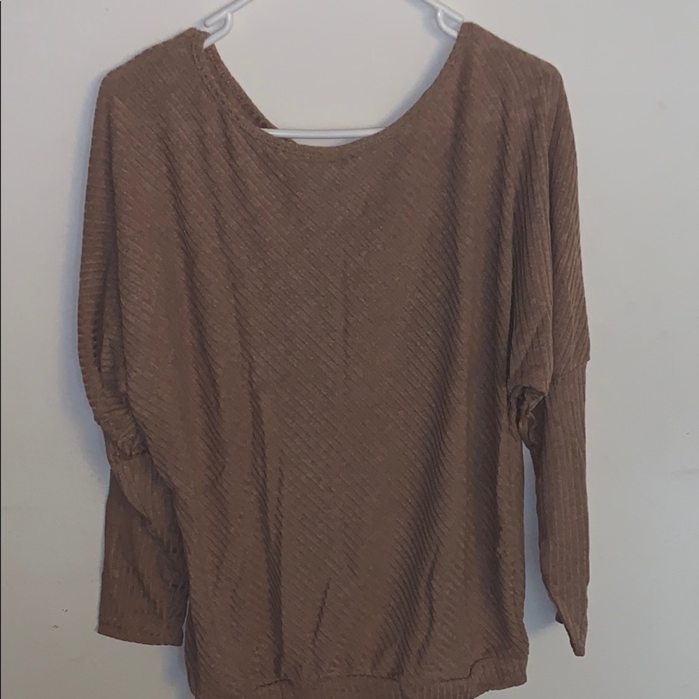 Ribbed sweater